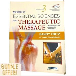 🔥CLEARANCE🔥Mosby's Essential Sciences for Therapeutic Massage 3rd Edition